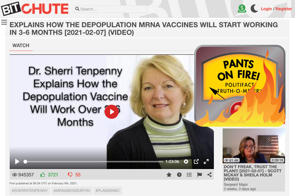 Bitchute video about vaccines + autoimmune diseases