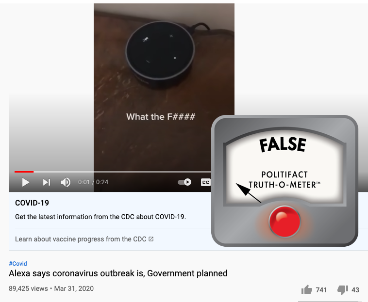 Alexa plandemic was planned hoax