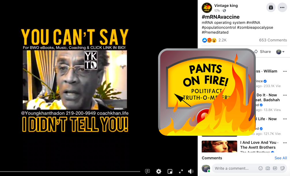 mRNA/Gates vaccine video on Insta