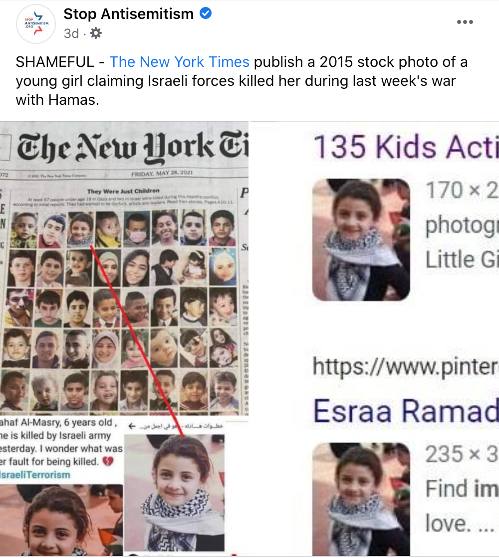 facebook post nyt photo screenshot