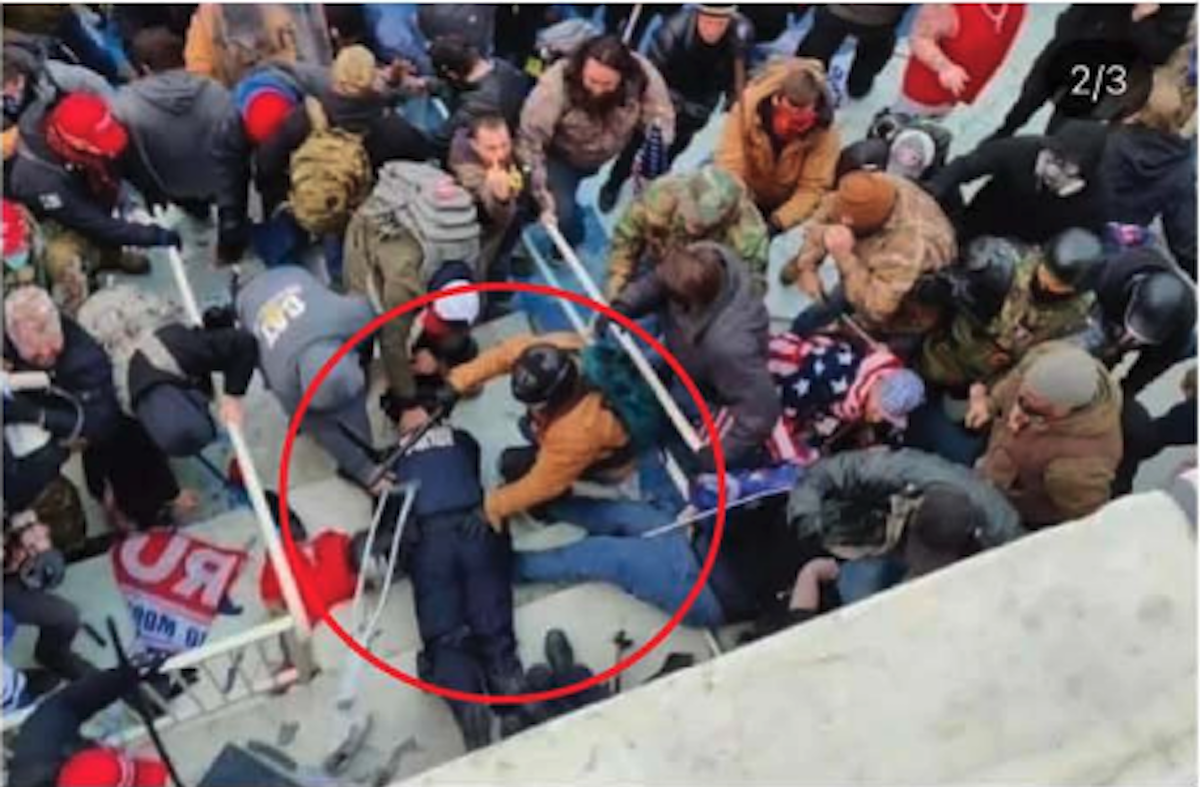 Sabol over officer court document screenshot