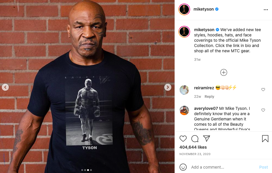 Real Mike Tyson T shirt