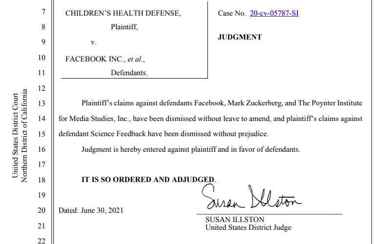 PolitiFact CHD dismissal