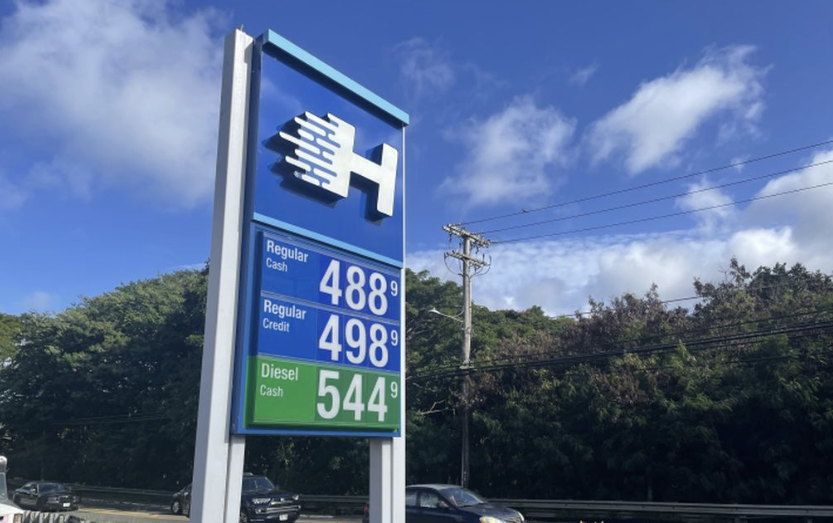 Hawaii gas station by Lou