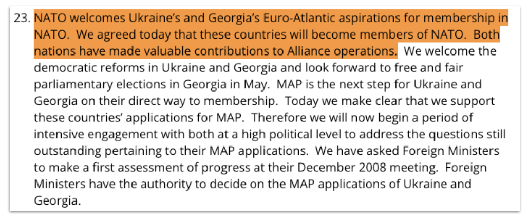 Zoom in on Bucharest summit text art