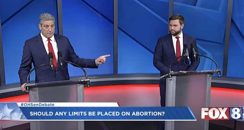 Ohio Senate debate screenshot