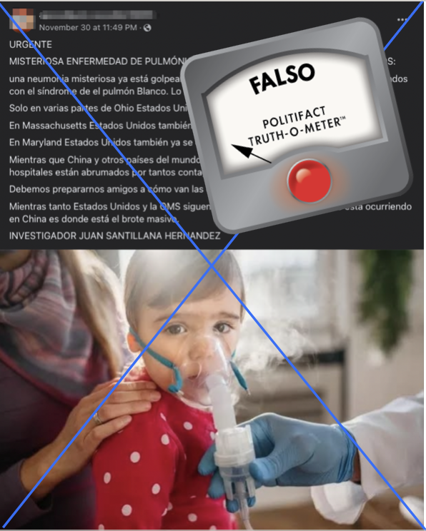 Neumonia en EE. UU. no viene de China