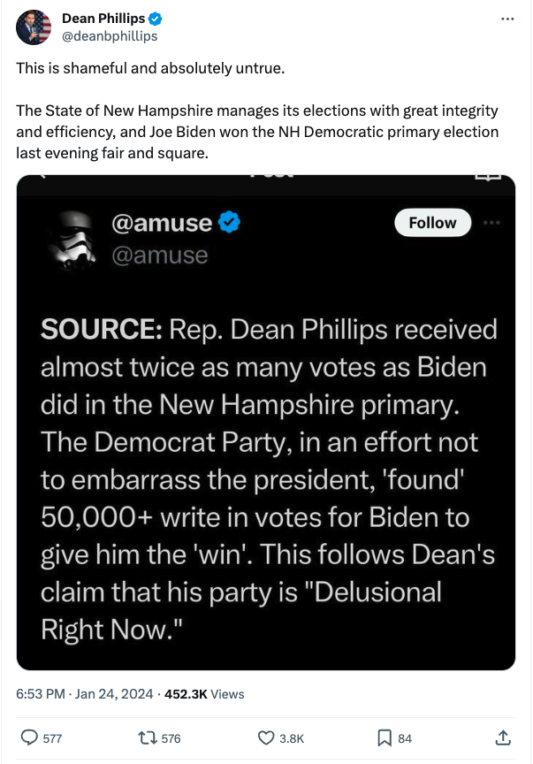 Phillips debunking nh primary claim on X