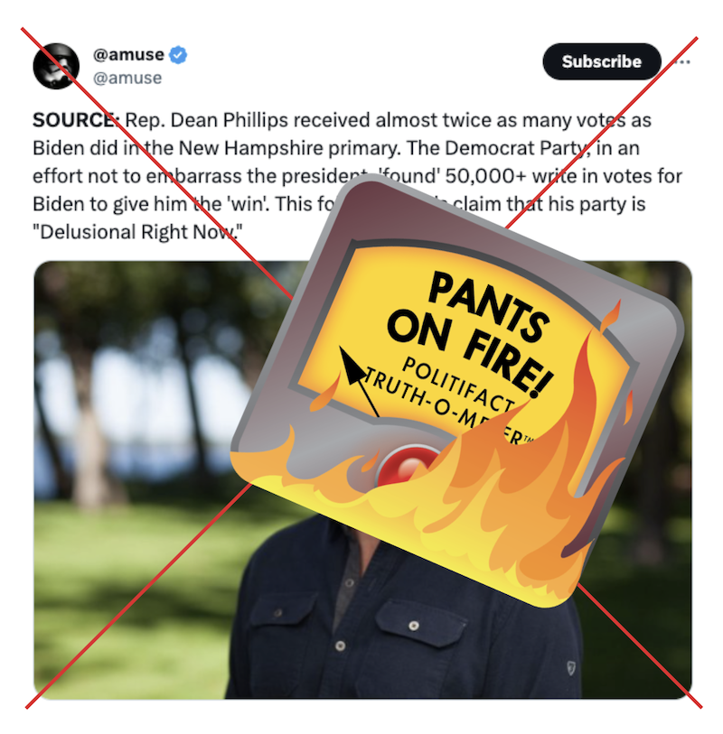 Claim Phillips won NH primary with POF