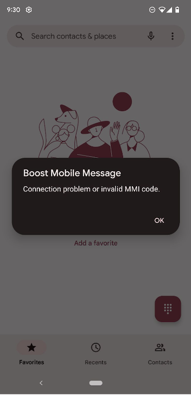 Screenshot of WhatsApp trick on Android