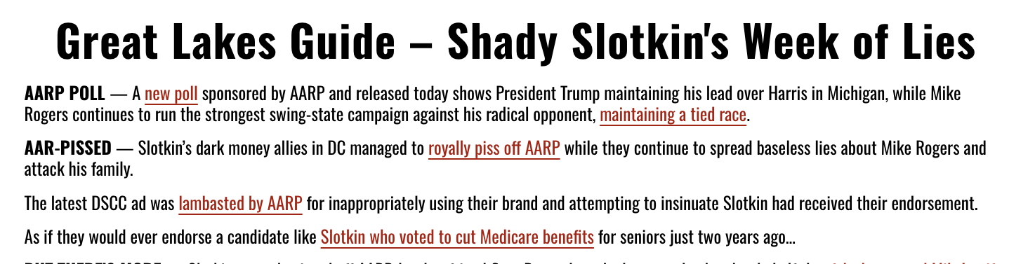 Mike Rogers Medicare claim