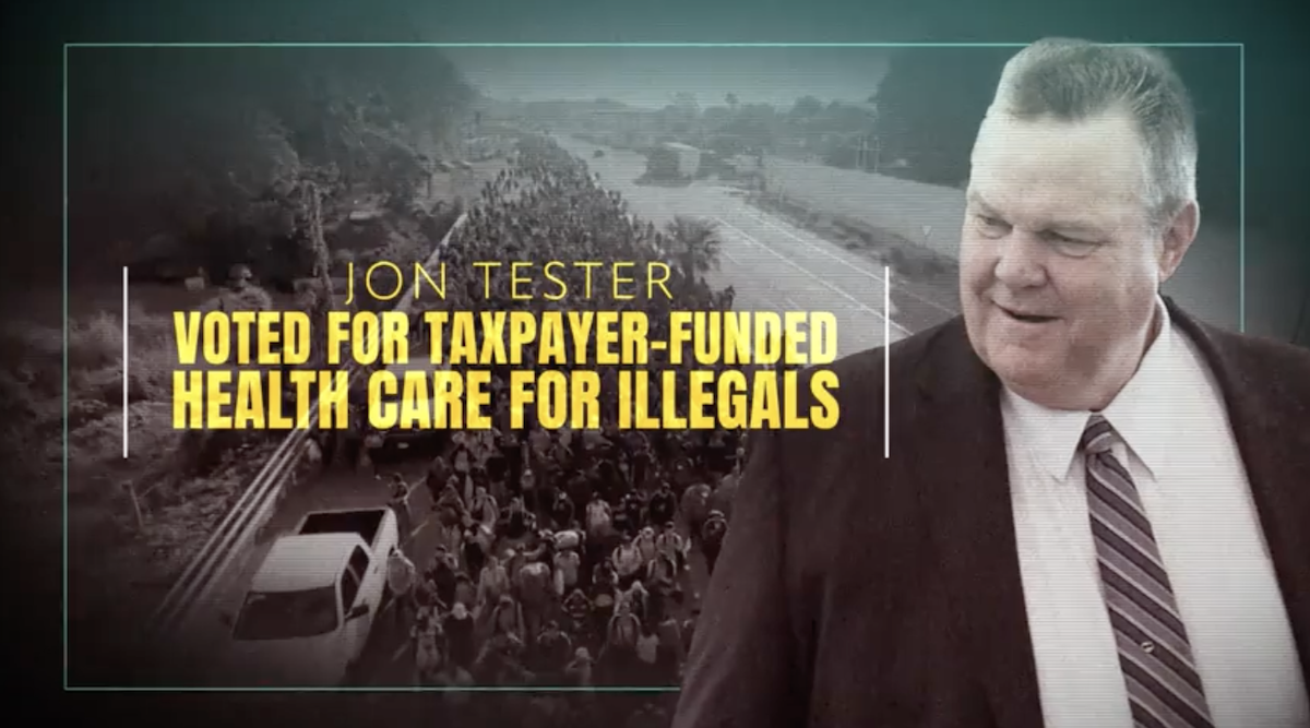 Still from Sheehy ad against Tester on illegal immigration