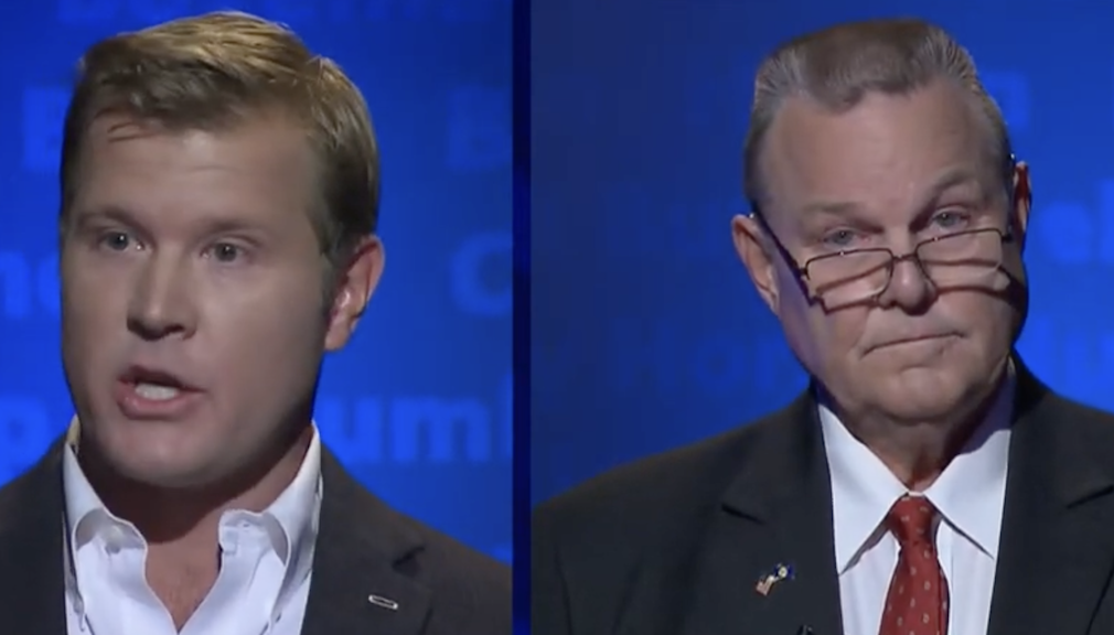Sheehy-Tester debate side by side
