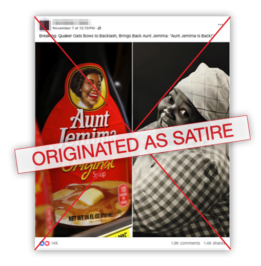 Aunt Jemima False embed, 11-11-2024