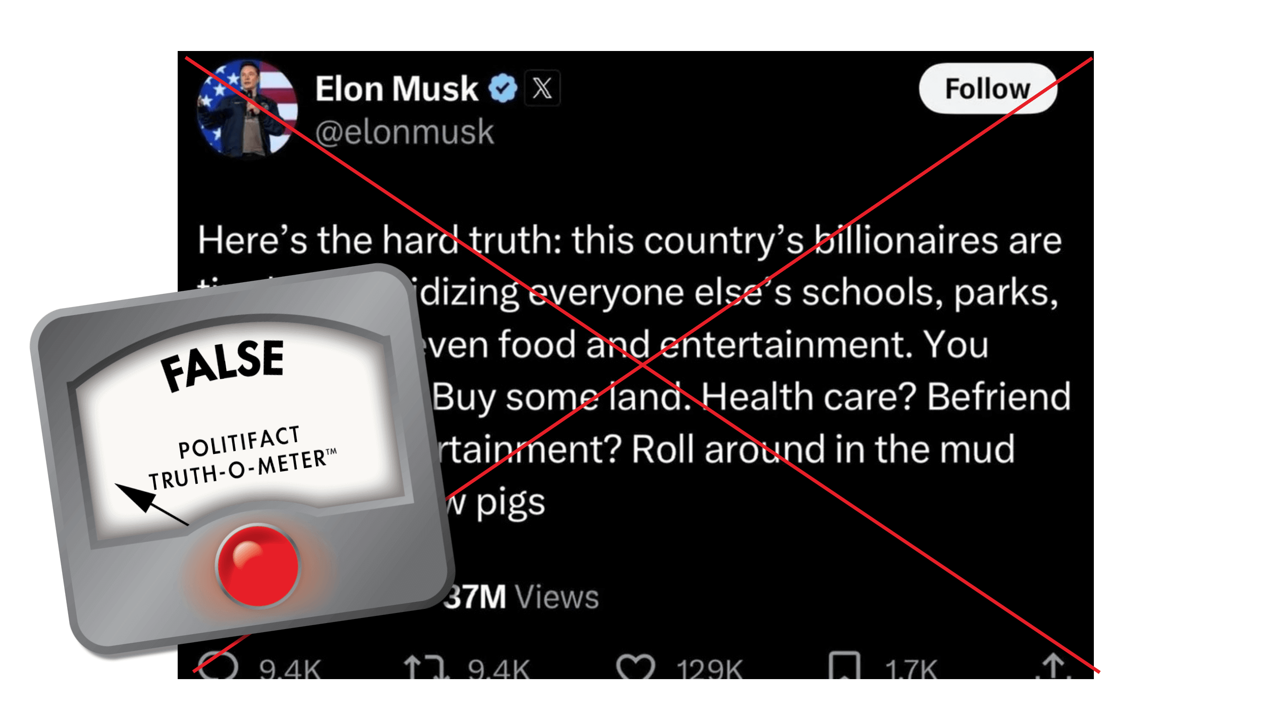 Elon Musk Fake Subsidy X post embed