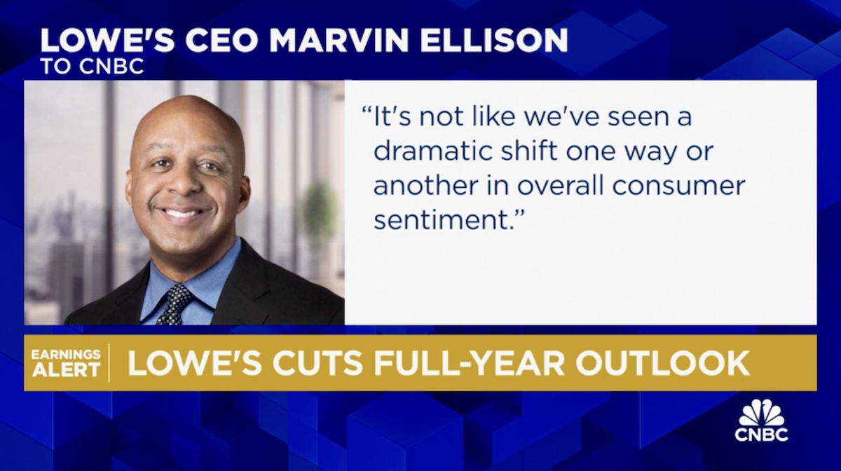 Screenshot 2 of Marvin Ellison on CNBC, 8-20-2024