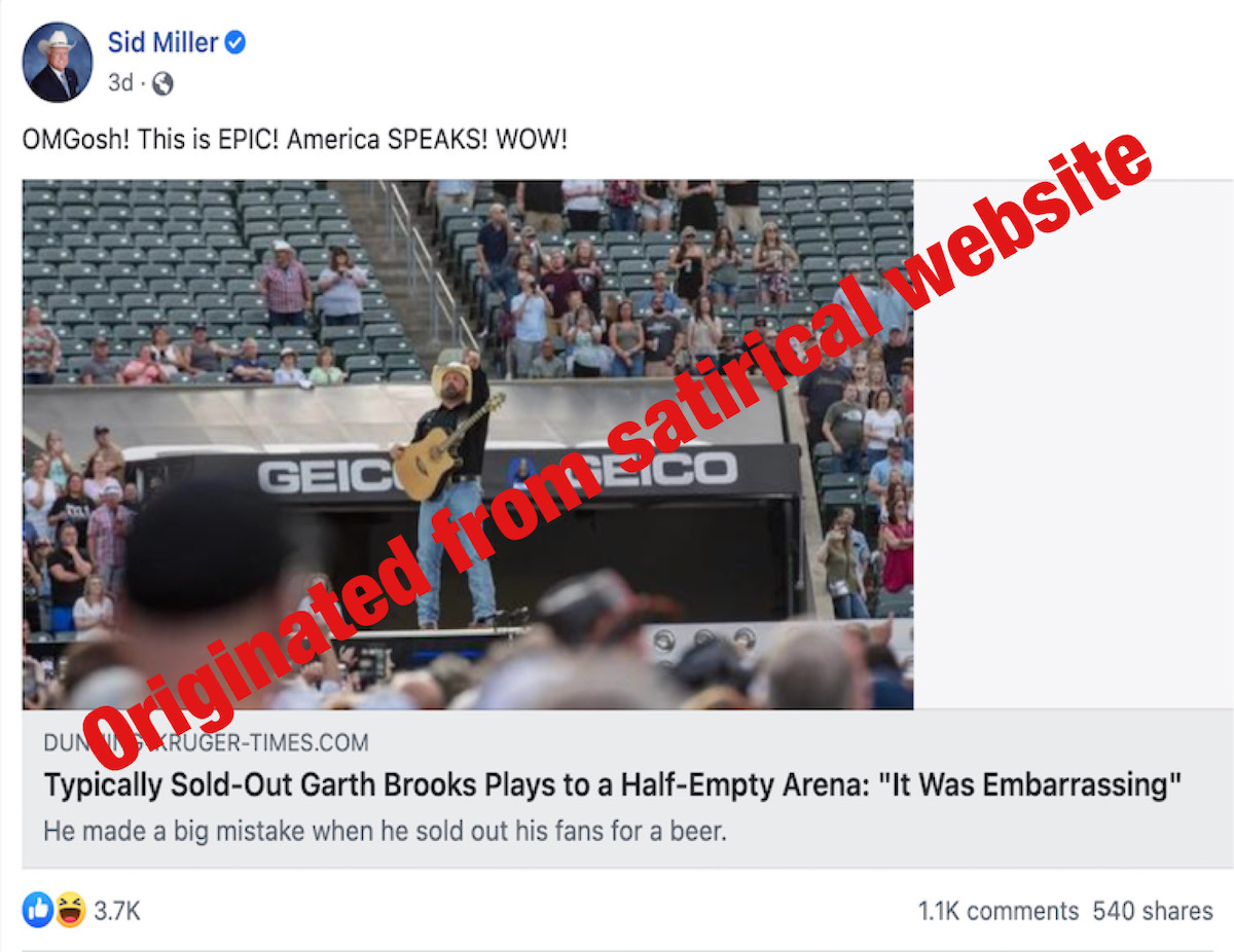 Sid Miller Uncorrected FB Post