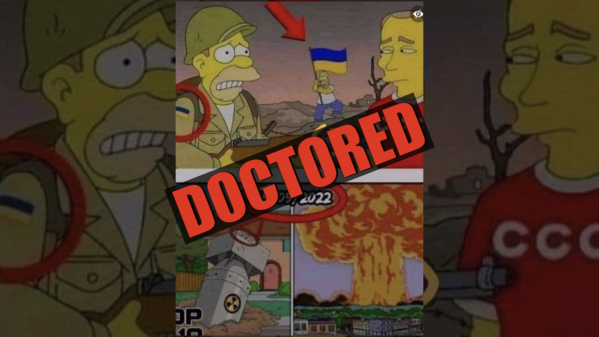 Simpsons Ukraine collage