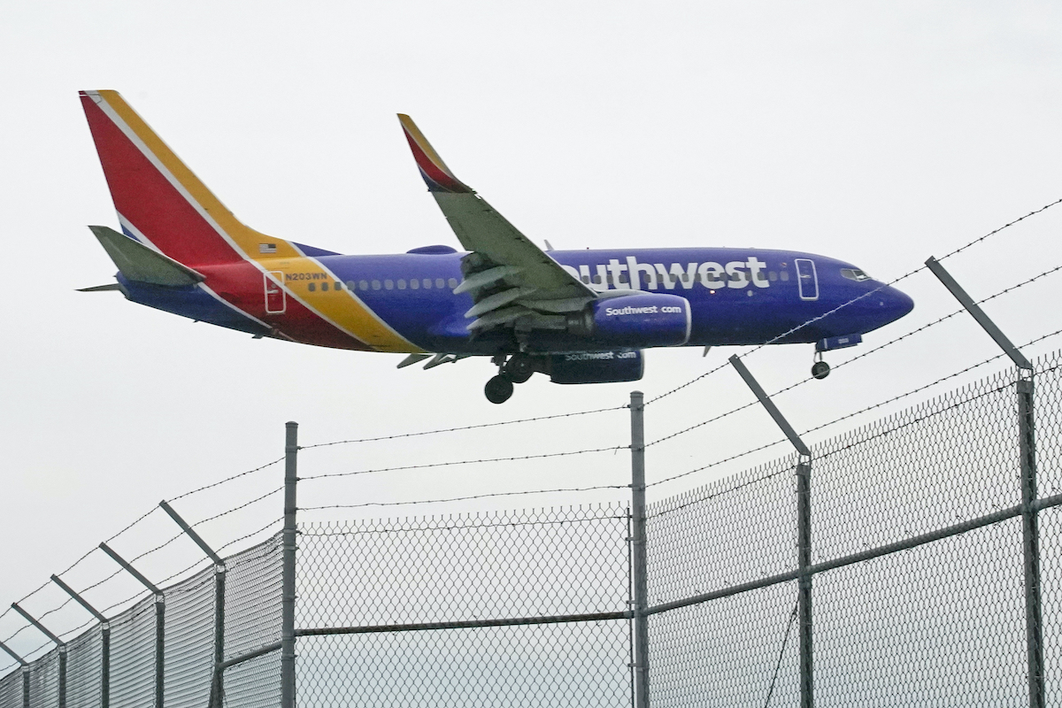 Southwest flight takeoff Milwaukee Oct. 2021