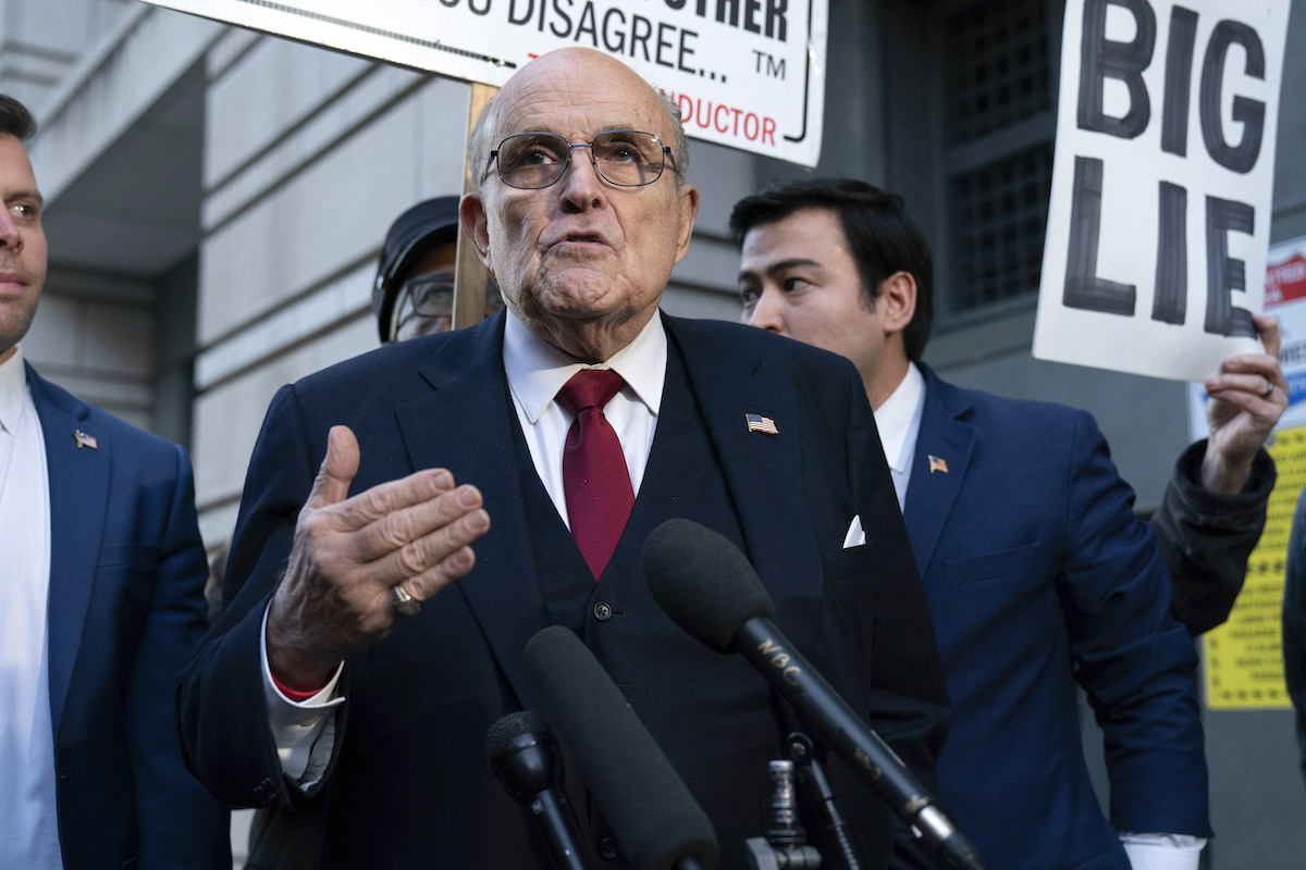Rudy Giuliani habla en la corte de D.C. 15-12-2023