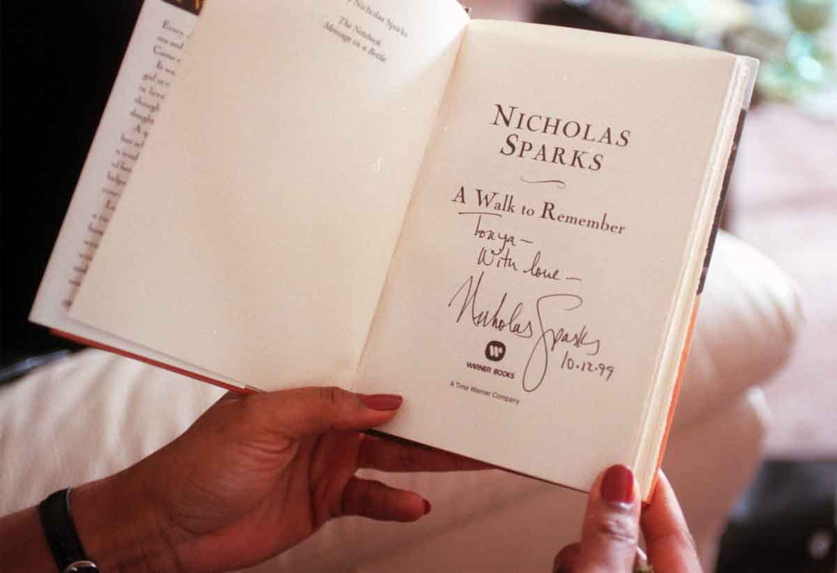 Nicholas Sparks book