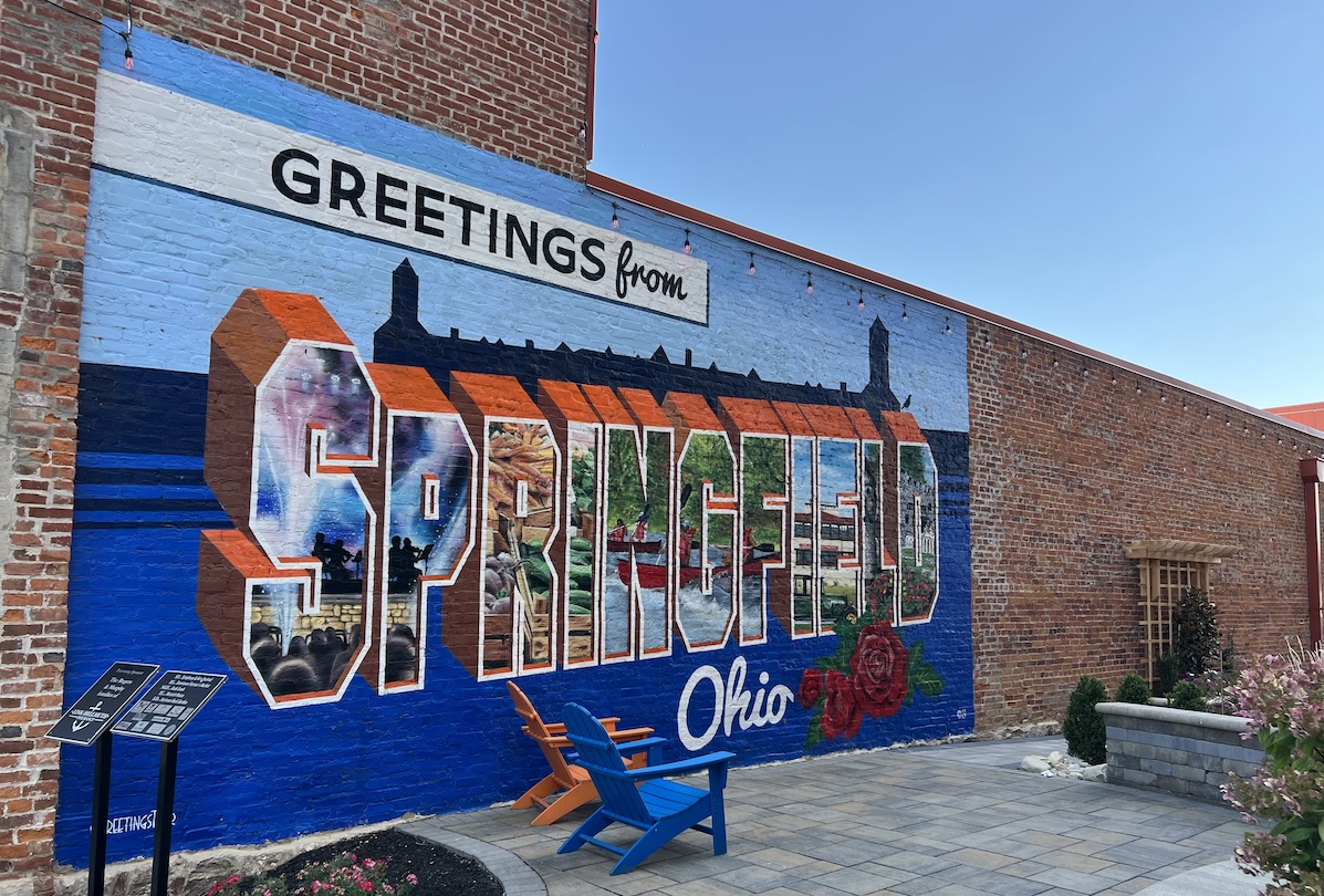 Mural Springfield, Ohio - Haitian immigration story 9-12-2024
