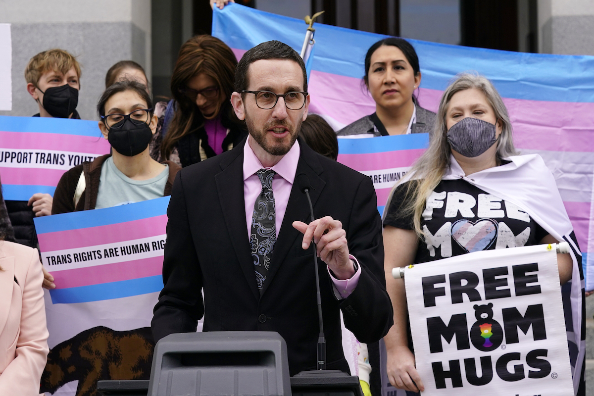 State Sen. Scott Wiener discusses proposal to provide legal refuge to displaced trans youth