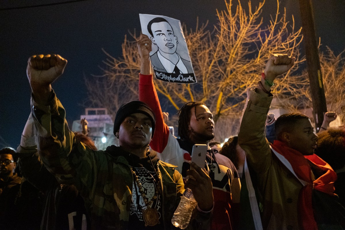 Stephon Clark protest 2019