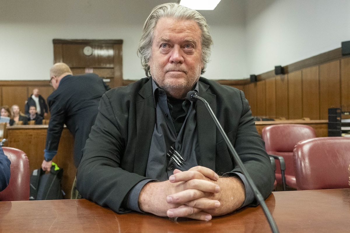 Steve Bannon appears in court in New York, 01-12-2023