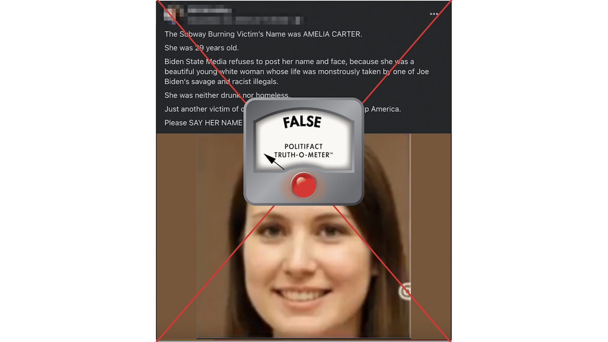 False graphic of subway victim 12-23-24