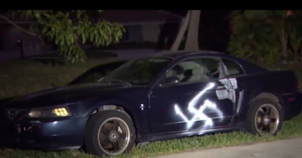 Swastika car