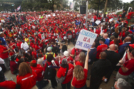 Tallahassee teacher rally Jan 2020