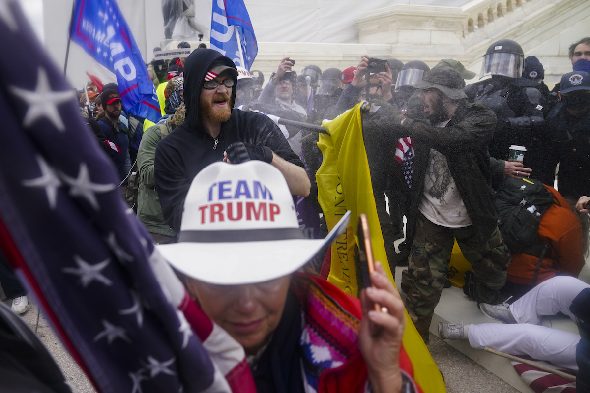 Jan. 6 Capitol assault Team Trump hat