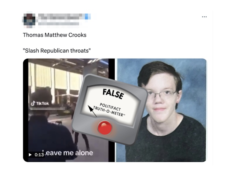 Thomas Crooks "Slash" X