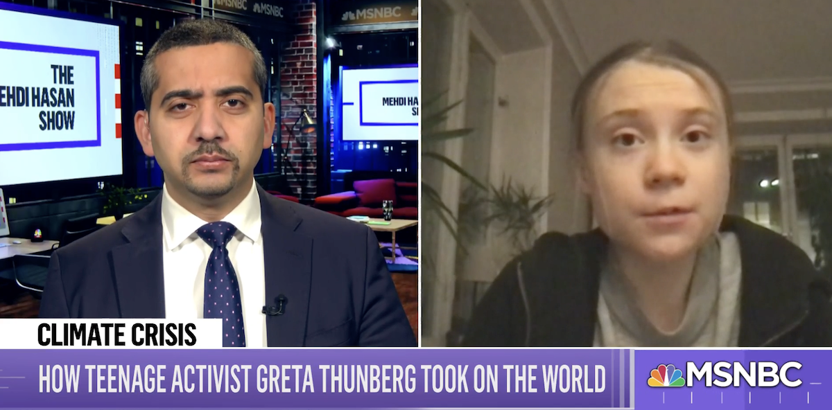 Thunberg MSNBC