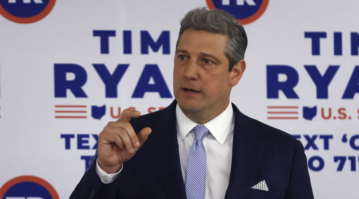 Tim Ryan May '22 podium