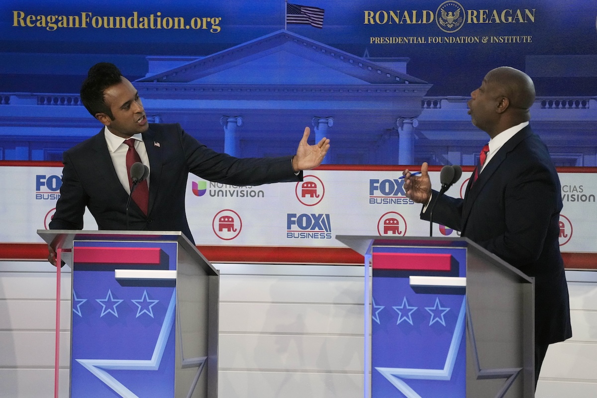Tim Scott v. Vivek Ramaswamy at Sept. 27, 2023 debate