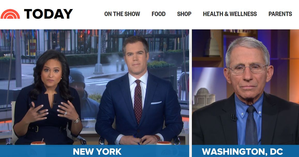 Fauci on Today Show
