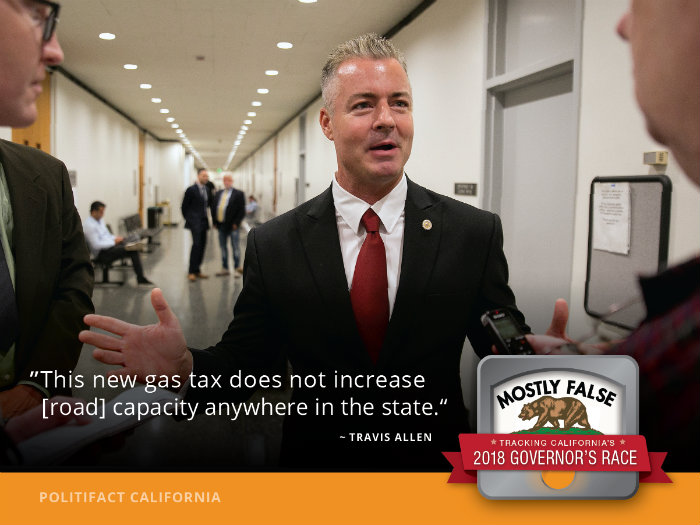 Travis Allen No New Lanes graphic