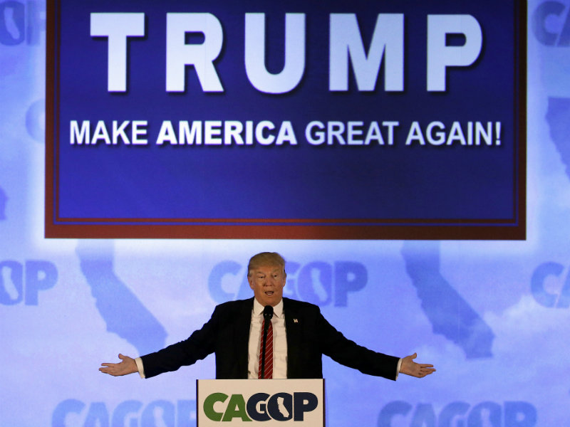 Donald Trump in California