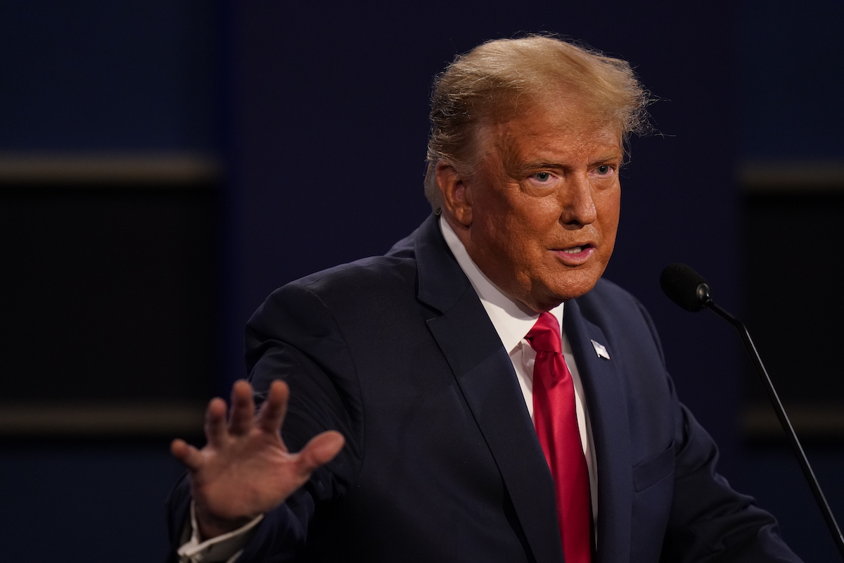 Donald Trump 3rd debate torso