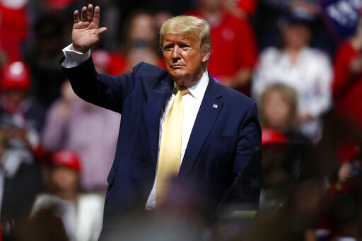 Trump Colorado Springs rally wave Feb 20 2020