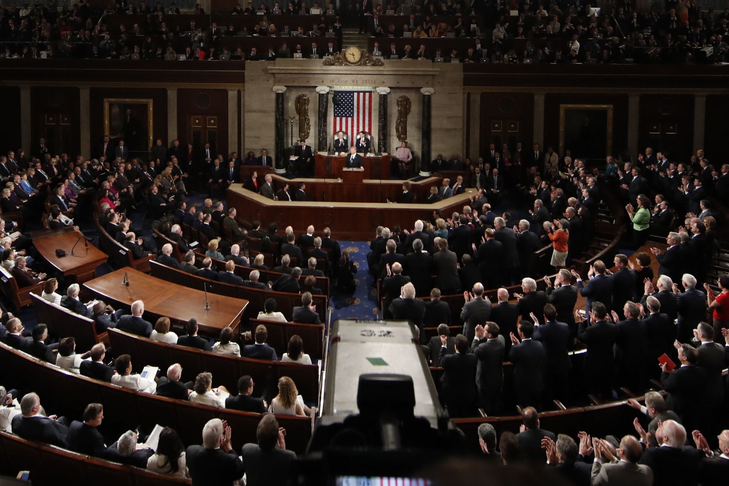Trump in Congress aerial (photo)