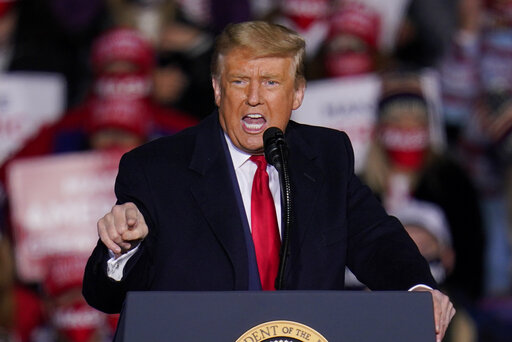 Trump at Erie PA rally Oct 2020