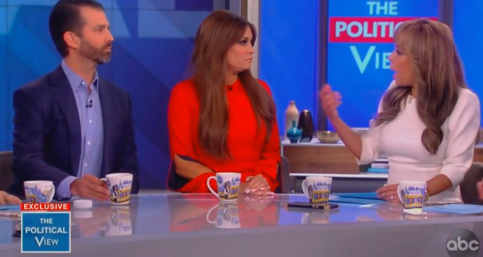 Trump Jr on the View