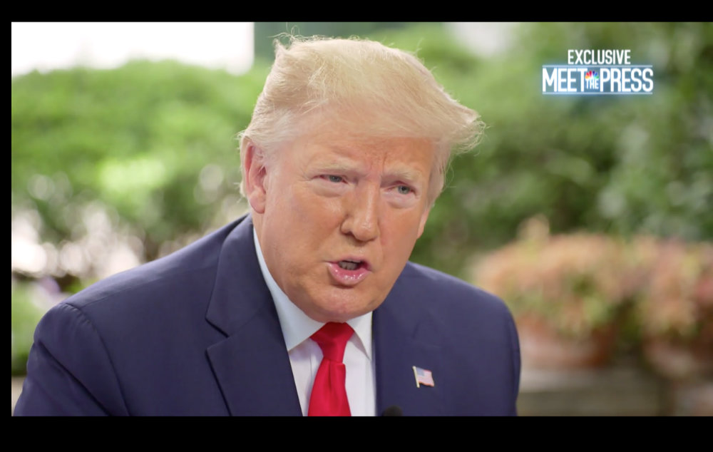 Trump on Meet the Press June 2019