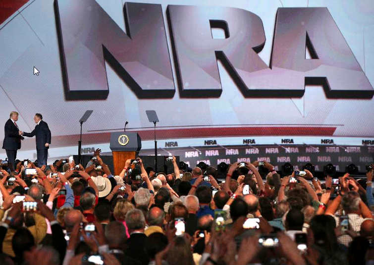 Trump NRA handshake