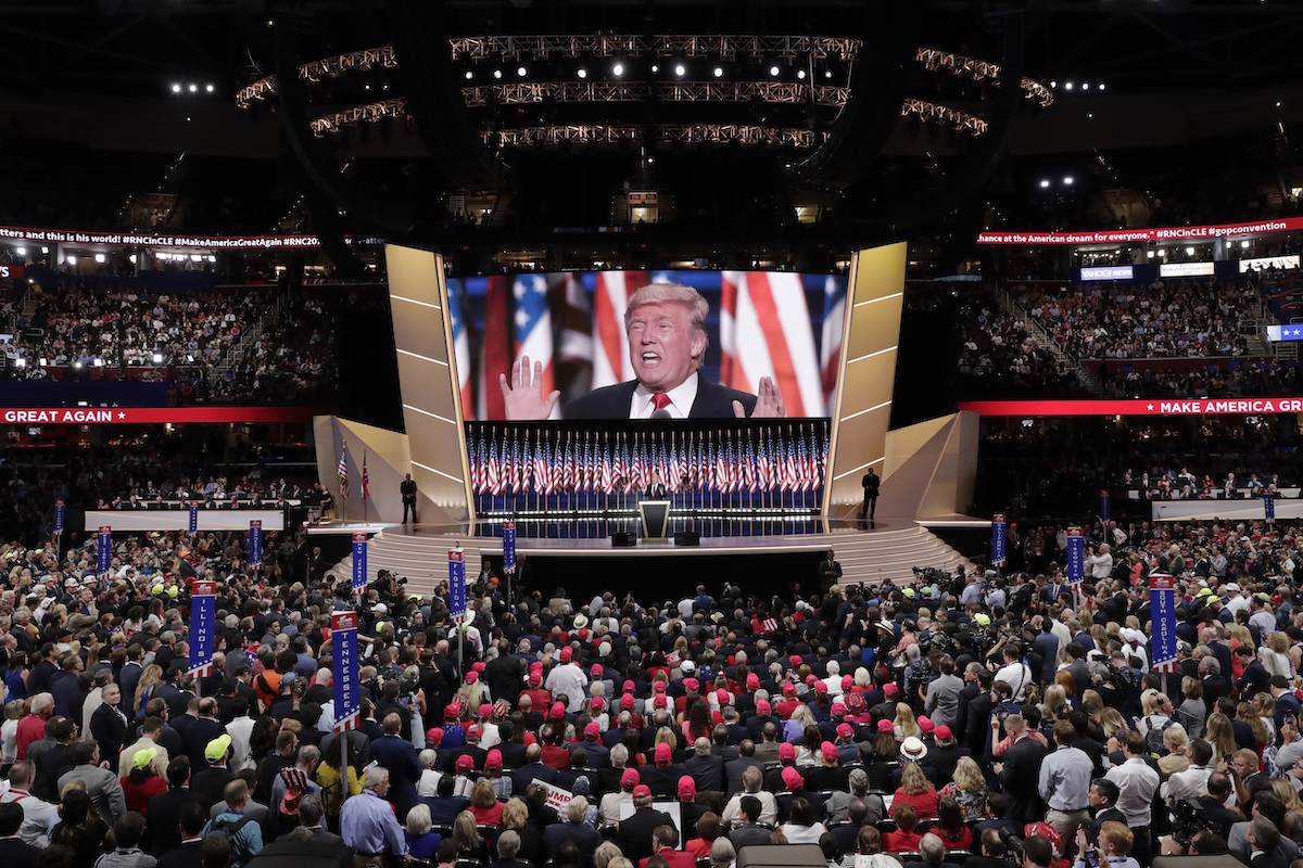 Donald Trump speaks final day 2016 RNC Convention