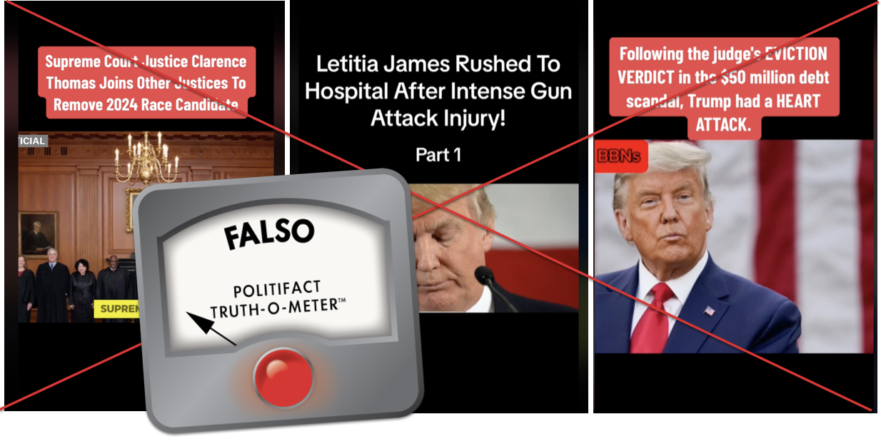 Imagenes falsas de Leticia James TikTok