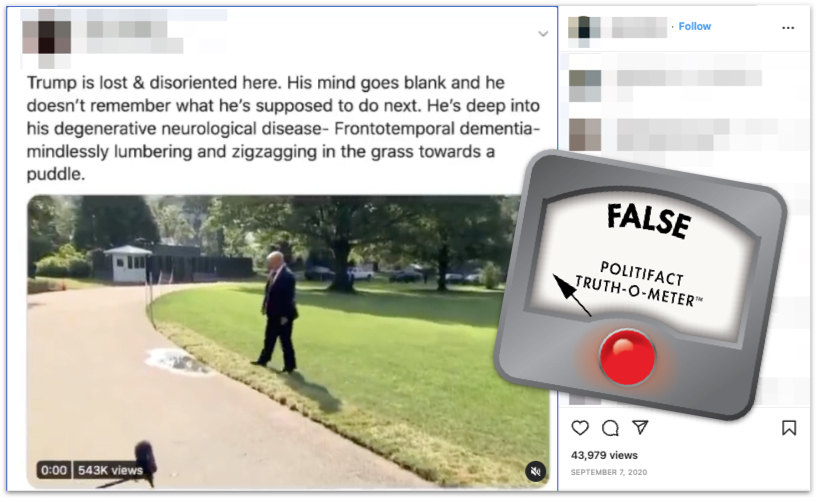 Trump WH lawn video marked
